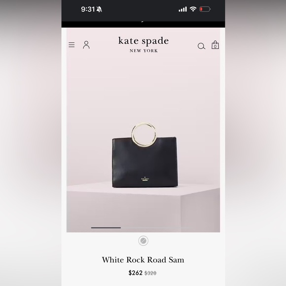 Kate Spade White Rock Road Sam Leather Satchel Bag - Picture 6 of 6